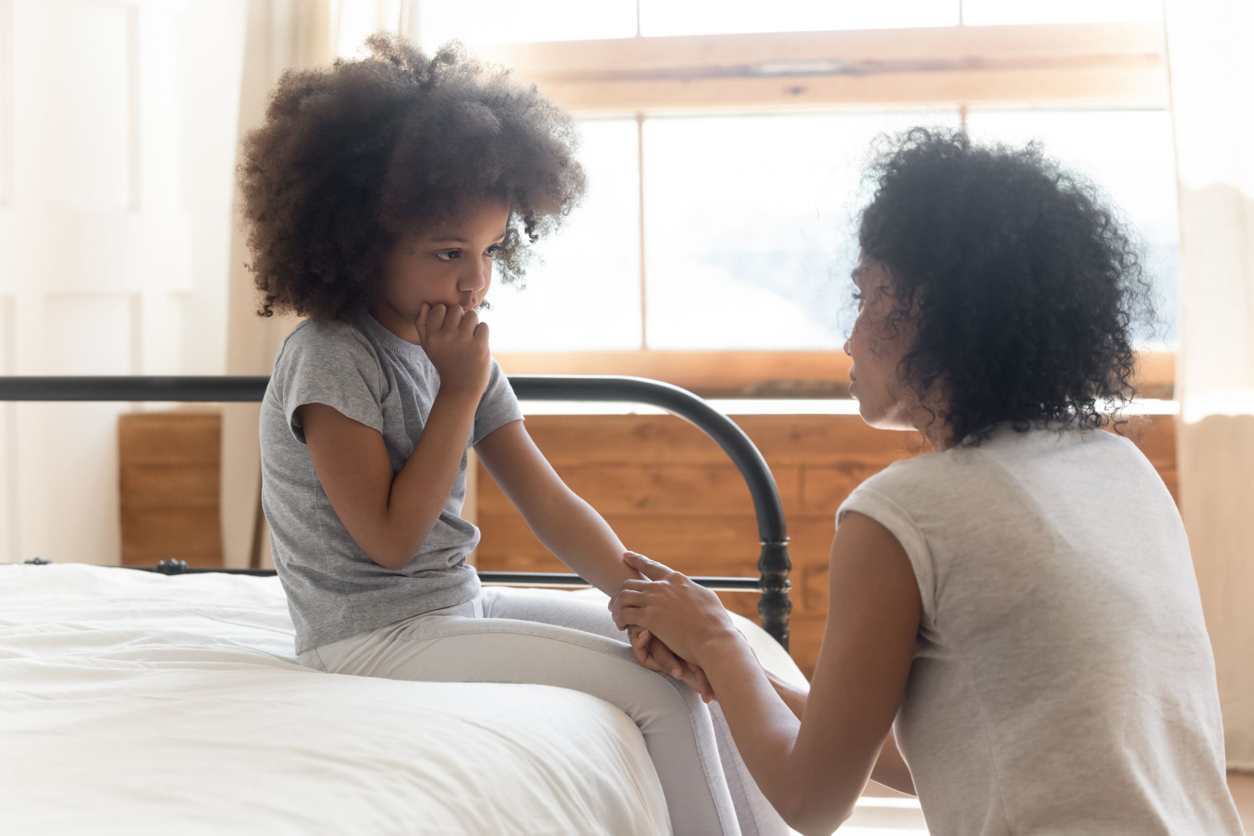 Mom trying to help toddler who won't sleep at night